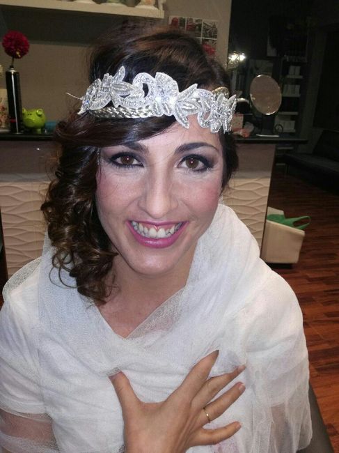 He llorado con mi prueba de maquillaje y peluquería 👰!!!! - 2
