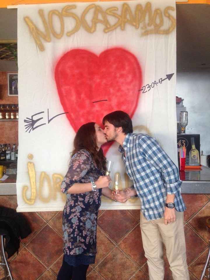 Nuestro "Save the date" con la família