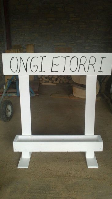 cartel de bienvenida