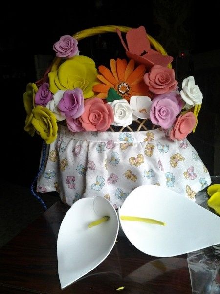 flores q llevo hechas...