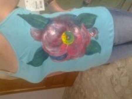 camiseta pintada