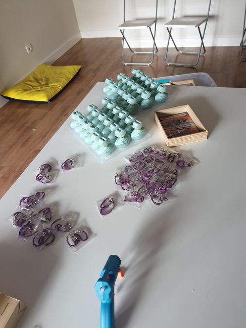 Regalos de invitadas listos 👏👏 - 2
