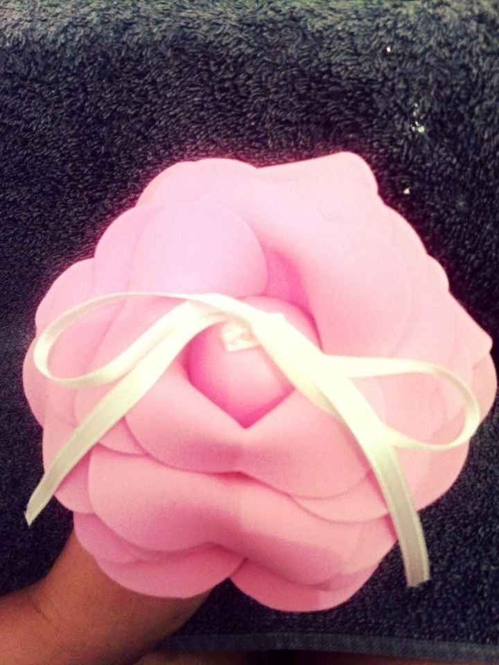 Rosa porta anillos - 1
