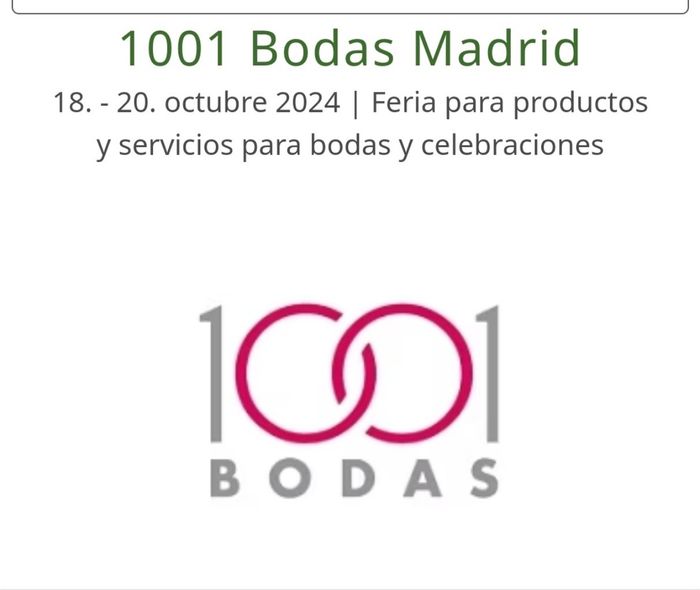 Feria de Madrid bodas 2