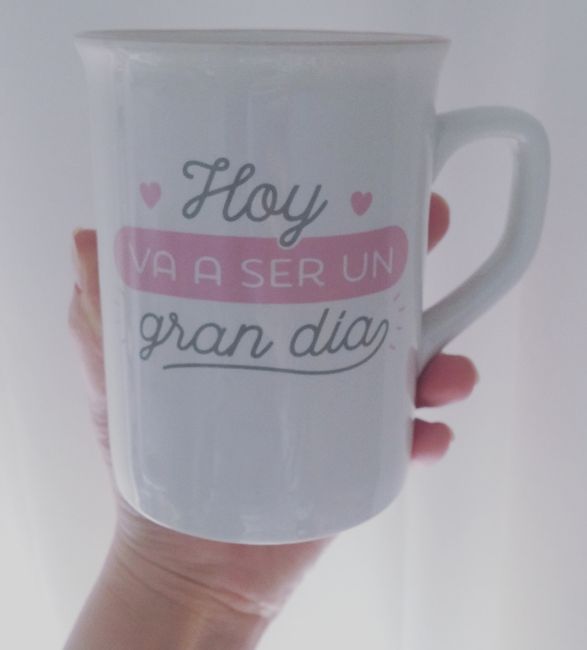 Taza para el desayuno del gran día
