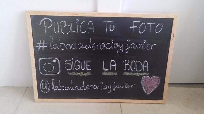 Pizarra Instagram
