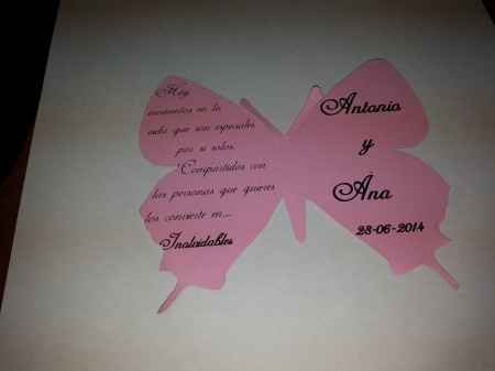 Mariposas de agradecimiento - 1