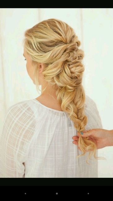 Pelo novia: trenza ancha - 1