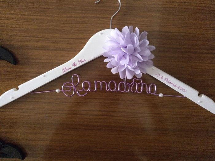 Perchas personalizadas Que viva la Novia - 2