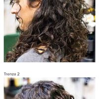 Peinado semi recogido pelo rizado - 1