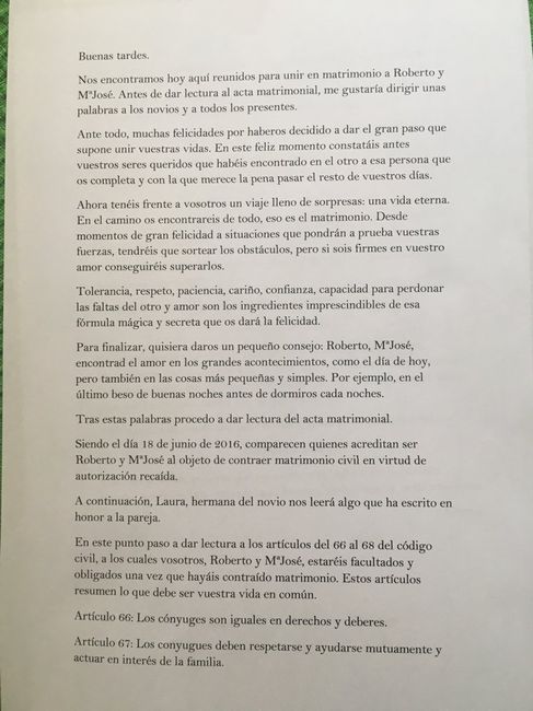 Mi guión de boda civil - 1