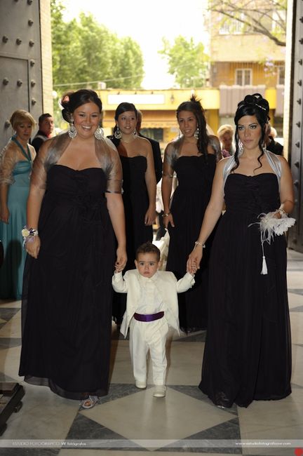 las damas con mi niño