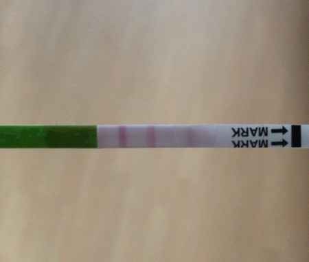 Test ovulacion positivo