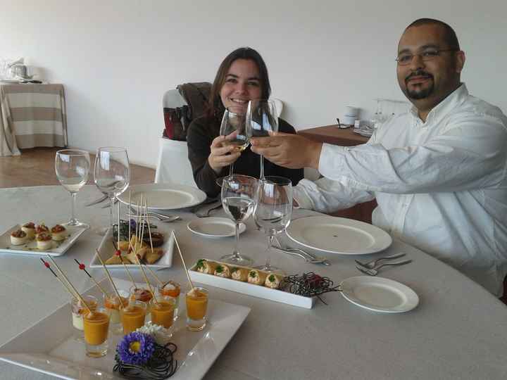 nuestra degustación de boda