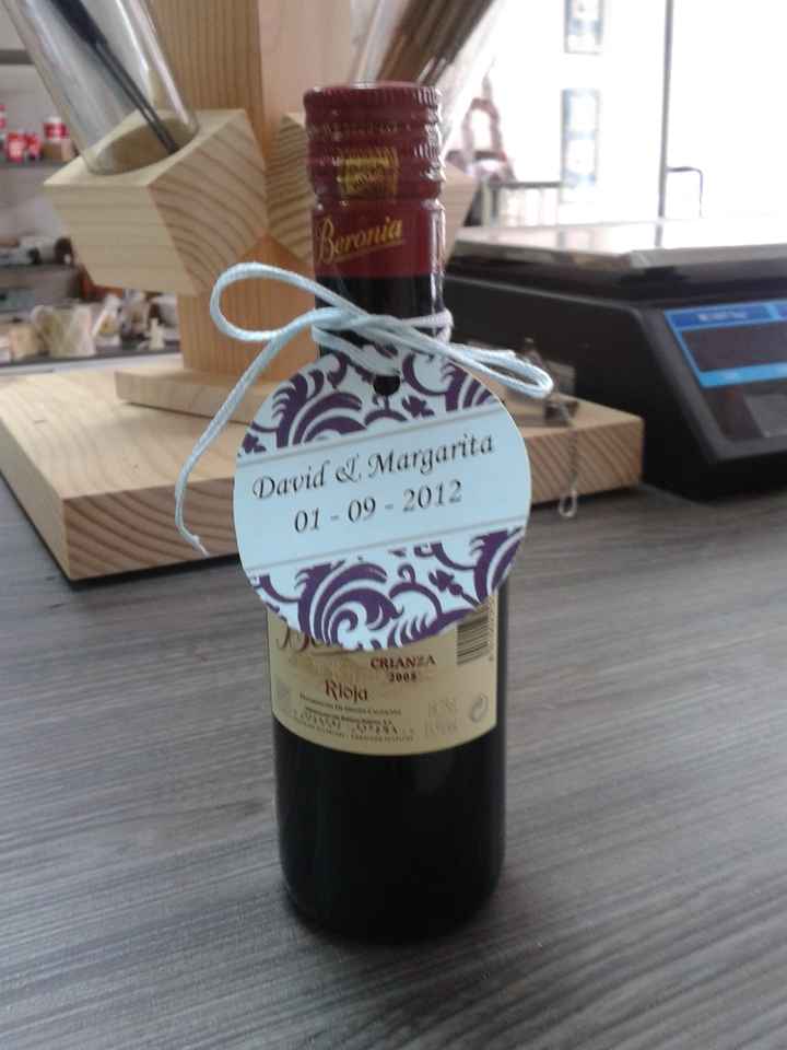 botella de vino regalo