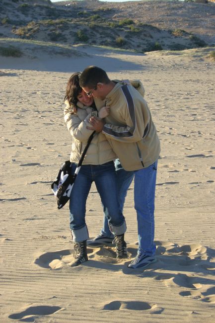Fotos de novios en la playa