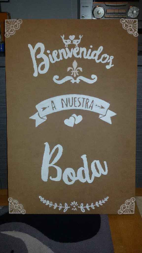 Cartel bienvenida - 1