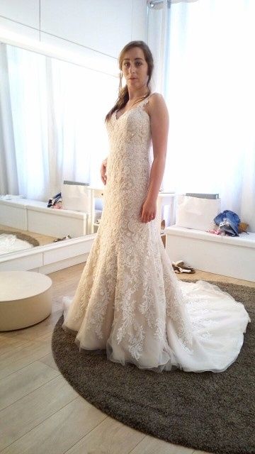 Mi vestido ahora..