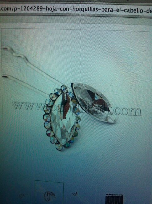 horquillas novia