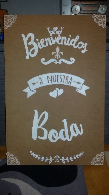 Cartel bienvenida - 1