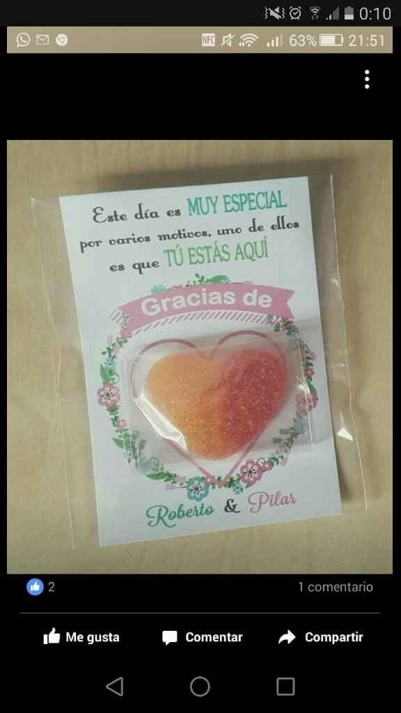 Tarjeta de agradecimiento - 1