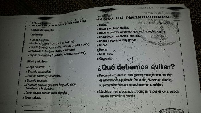 Alimentación bebe con diarrea 1