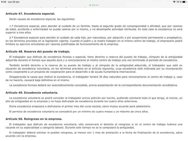 Excedencia Convenio Enseñanza Murcia