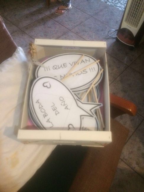 Algunas de las cosas de la boda hechas a mano !! - 2