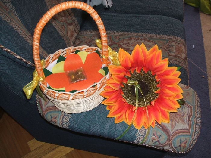 CESTA Y FLOR