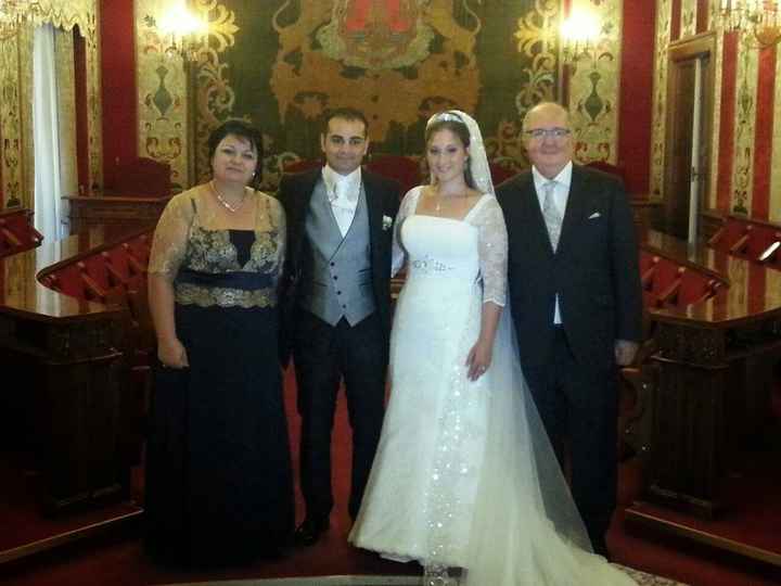 con mis padrinos