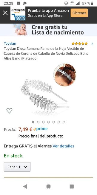 Corona de plata o similar - 6