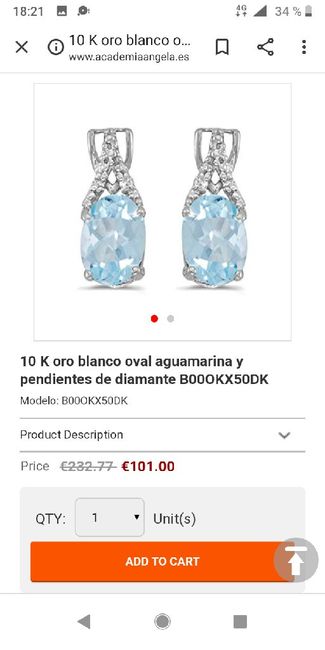 Pendientes azules - 2
