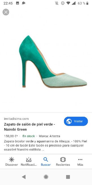 Zapatos verde agua 5