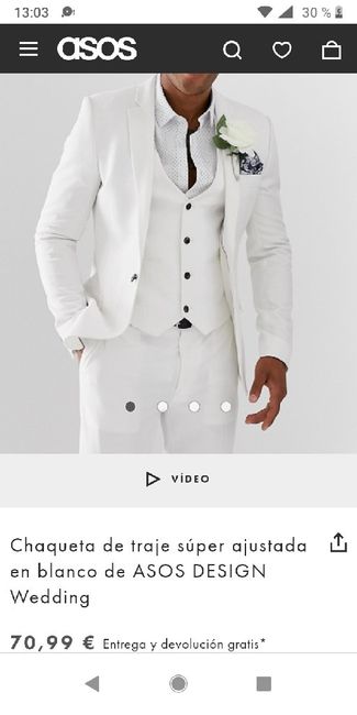 Traje blanco - 1