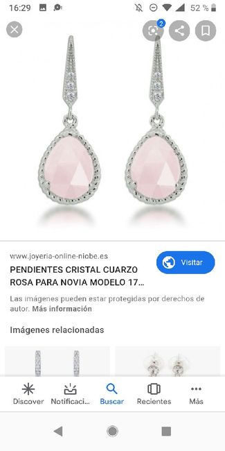 Pendientes novia 12