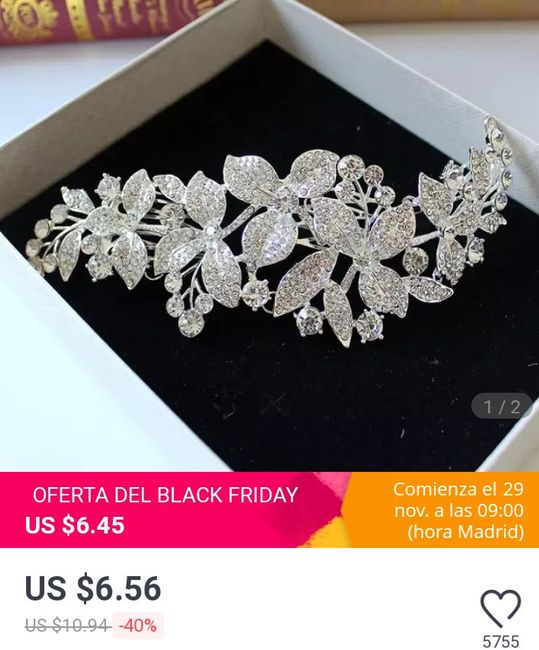 Tocados de novia de Aliexpress 1