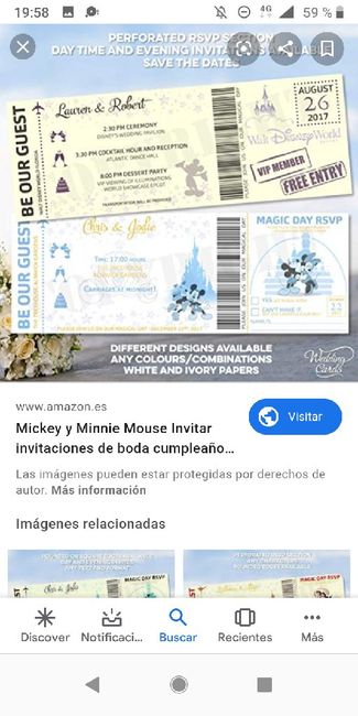 Invitaciones Disney...lo pondríais??? 14