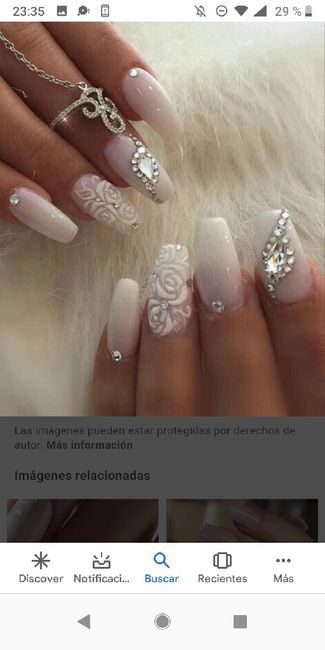 Uñas con perlitas o dibujos... 9
