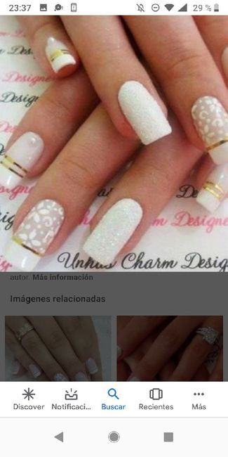 Uñas con perlitas o dibujos... 11