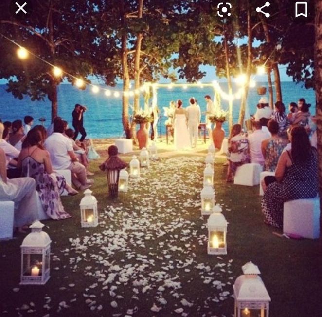 Decoración hasta el altar al aire libre 7