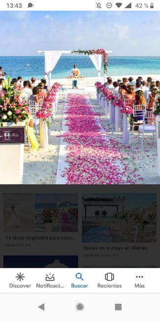 Decoración hasta el altar al aire libre 8