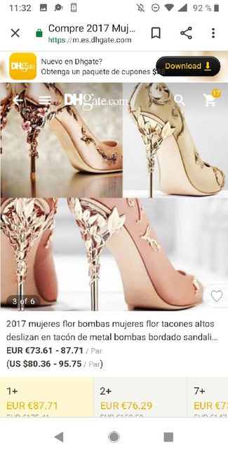 Zapatos con tacón enjoyado 2