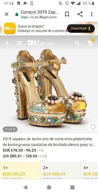 Zapatos con tacón enjoyado 6
