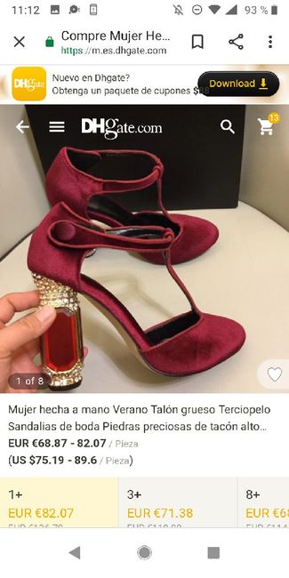 Zapatos con tacón enjoyado 8