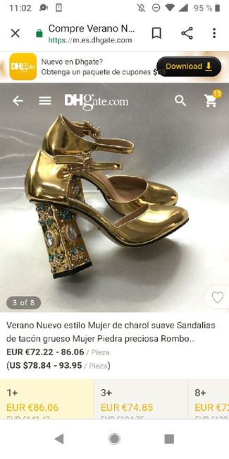 Zapatos con tacón enjoyado 9