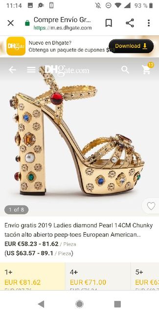 Zapatos con tacón enjoyado 11