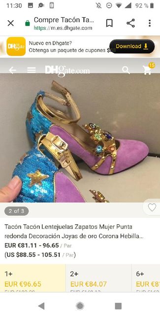 Zapatos con tacón enjoyado 13