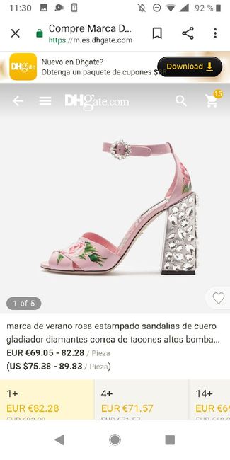 Zapatos con tacón enjoyado 14