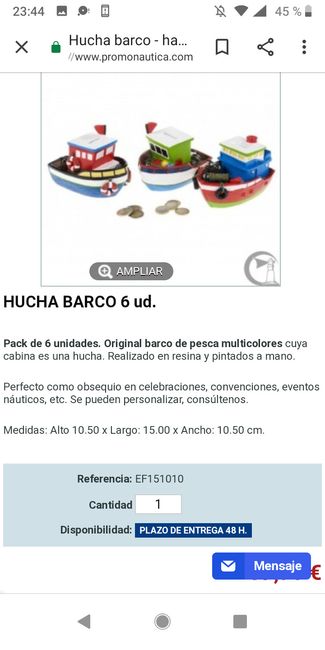 Ayuda, busco hucha en forma de barco de papel. - 2