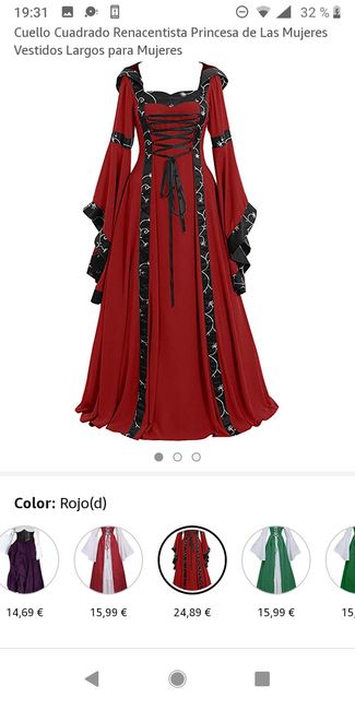 Boda medieval: vestidos de invitadas medievales - 2